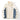 Oversized men's black and gray striped sherpa fleece jacket with a beige accent, featuring long sleeves, a high collar, and a rectangular shape.
