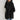 Oversized women's gray zip-up hoodie in Nero color, size 5XL, featuring long sleeves, a comfortable high-neck collar, and a relaxed fit suitable for winter wear.