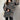 Oversized women's striped hoodie in black and white, featuring long sleeves and a casual design, shown in Nero color and 2XL size.
