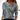 Bohemian style paisley print cowl neck sweater in grey, featuring long sleeves and a comfortable 2XL fit.