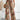 Bohemian wide-leg palazzo pants with a paisley print in cachi color, suitable for summer wear, shown in size 2XL.