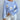 Oversized pastel pink sweater featuring a daisy print design with white and blue accents, displayed on a mannequin showcasing its wide sleeves, round neckline, and relaxed fit, suitable for women's spring fashion.