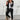 Pastel women's casual suit featuring a sleek blazer and ombre joggers in a Nero color, designed for an urban chic look in size 2XL.