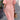 Peach linen V-neck wrap dress with a flattering waist tie, featuring short sleeves and a knee-length skirt, elegantly designed for mature women. The dress is displayed in a soft pink hue, capturing a chic summer look.