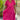 Pink cotton ruffle tiered midi dress with short sleeves and a round neckline, showcasing a casual and feminine summer fashion style.