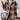 Plaid oversized brown teddy coat for women, featuring a cozy design with a wide tartan pattern, long sleeves, and a fashionable oversized fit ideal for winter outerwear.