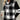 A plaid patchwork women's long sleeve top in black tartan pattern, featuring a stylish design suitable for fall fashion. This XL blouse showcases intricate textile work with a classic dress shirt collar and long sleeves.