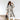 Plaid wool blend shacket in an oversized monochrome design, featuring a gray and white tartan pattern. The coat has a belted waist, long sleeves, and a structured collar, suitable for a fashionable and cozy look in a 2XL size.