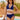 Plus size black crochet halter bikini set featuring a high-waisted design.