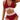 Plus Size Red Crochet Halter Bikini Set High-Waisted Swimwear in size 3XL, featuring a halter top and high-waisted bottom, modeled by a person.