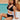Plus size black crochet halter bikini set featuring a high-waisted design, modeled on a person wearing sunglasses.
