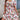 Plus Size Blue Floral Tropical Print Knee Length Summer Dress with short sleeves and a V-neckline, displayed on a model.
