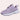 Purple women's lightweight breathable running sneakers with magenta and grey accents, designed for outdoor sports and athletic activities.