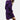 Purple women's long sleeve hoodie dress featuring a comfortable fit and stylish design, highlighting a waist-length cut and a cozy collar.