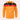 Men's color block streetwear hoodie in red, black, yellow, and orange, featuring a stylish design with a drawstring hood, long sleeves, and a comfortable fit in size 2XL.