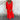 Elegant orange-red maxi dress with a V-neck and long sleeves, featuring a loose fit designed for a comfortable and stylish appearance in size 3XL.