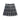 Red plaid pleated tartan mini skirt with a classic preppy schoolgirl style.