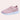 Pink rhinestone-embellished slip-on mesh sneakers for women, featuring a sporty design suitable for walking and casual wear.