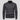 Ribbed gray sweater with a zipper collar, slim fit design, and long sleeves, suitable for men's autumn wear in size 2XL.
