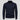 A blue ribbed zipper collar men's sweater in a slim fit design suitable for autumn wear, displayed in size 2XL.