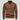 Brown ribbed zipper collar men's sweater in a slim fit design, suitable for autumn wear, size 2XL.