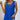 Royal Blue Sleeveless Women's Flowy Summer Top with Back Button Closure in size 5XL, featuring a breathable fabric and a stylish design perfect for warm weather.