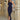 Royal blue V-neck backless bodycon evening gown in a sheath style, featuring a fitted waist and elegant shoulder design, suitable for formal events.