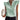 A green women's blouse with ruffled sleeves, V-neck design, and elegant summer top style in an XL size.