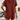 Rust red ribbed knit top displayed on a mannequin, showcasing its short sleeves and rounded neckline, ideal for casual summer wear.