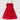 A red XL sleeveless summer dress with a smocked backless design and tiered layers, suitable for warm weather and casual outings.