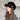 Women's fashionable winter Sherpa baseball cap in Nero, featuring a cozy and stylish design.