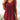 Plus size sleeveless V-neck button-down tank top in burgundy, lightweight summer blouse, size 6XL, displayed on a mannequin.