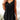 Plus size sleeveless V-neck button-down tank top in black, lightweight summer blouse, size 6XL.