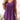 Plus size sleeveless V-neck button-down tank top in purple, 6XL, lightweight summer blouse.