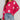 Blue and white crewneck sweater with a star pattern design, featuring long sleeves and a comfortable fit.