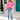Blue and white crewneck sweater with star pattern, worn casually with jeans, showcasing a relaxed fit and long sleeves.
