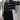 Striped oversized black and white knit sweater with long sleeves, featuring a trendy autumn fashion design. The sweater is shown in a black and white color scheme, emphasizing its distinctive striped pattern and cozy fit, suitable for an XL size.