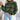 Striped green turtleneck knitted sweater for women in size 2XL, featuring long sleeves and a fashionable design, ideal for fall and winter outerwear.