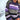 Chunky knit woolen pullover in a mix of purple and violet hues, featuring long sleeves and a cozy fit, designed for women in size 3XL.