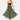 Teal Bohemian Floral Lace A-Line Skirt with intricate floral patterns, showcasing a flowy design ideal for summer festivals, styled on a mannequin highlighting the skirt's waistline and A-line silhouette.