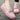 Pink and white slip-on sneakers for women, featuring a breathable textile upper with purple and grey accents, ideal for summer wear.