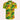 Tropical Floral Men's Hawaiian Short Sleeve Shirt in Green, size 3XL, featuring a vibrant floral pattern, classic collar, and casual summer beachwear style.