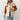 Two-tone women's suede patch jacket featuring a stylish design perfect for casual autumn streetwear. The jacket includes elements like a coat-style structure with long sleeves and a comfortable fit around the waist.
