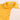 Mid-length sleeveless dress in yellow and white with a belted waist, styled for spring fashion.