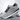 Unisex grey suede low-top sneakers showcasing stylish urban footwear design with athletic and outdoor shoe features, perfect for walking and sportswear activities.