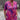 Vibrant paisley V-neck women's summer dress in pink, featuring short sleeves and designed as a plus-size day dress with a focus on the waist and thigh area.