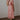 Vintage pink lace A-line summer wedding guest dress with intricate detailing, showcasing short sleeves and a modest neckline.