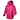 Waterproof pink women's insulated ski jacket with full sleeves and a high collar, featuring breathable and windproof material.