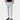 White slim fit men's dress pants shown worn by a model, emphasizing a lightweight design suitable for business and formal wear. The image highlights the pants' fit through the waist and legs, complemented by a dress shirt with a collar and sleeves.