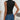 White stretch cotton ruched sleeveless top, featuring a slightly gathered design with a focus on comfort and style for a summer look.